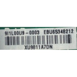 MAIN PARA SMART TV LG 4K RESOLUCION (3840 X 2160) / NUMERO DE PARTE EBU65348212 / EAX68253604 / 9I1L00U9-0003 / XU9811A7DN / 65348212 / MODELO 43UM6950DUB.BUSYLJM